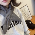 겨울 경량 패딩 목도리 쁘띠 짧은 숏 커플 패딩 머플러 목도리 : Roba
