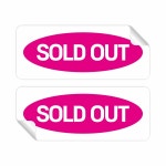 솔드아웃 판매중지 Sold Out 메뉴판 꾸미기 리무버 스티커 일반 사각형 VER29 : 스토어록