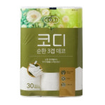 쌍용씨앤비 CODI 순한 데코 3겹 30m 30롤 : 루피네집