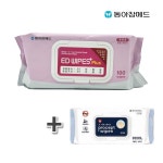 동아 이디와입스 플러스 병원용 환경 소독 살균 티슈 100매입+프로셉트와입스 80매입 : 리빈메디컬
