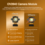 스틸엣지 ESP32 캠용 카메라 모듈 2 4G 와이파이 200 222 30 45 120 160 도 850NM DVP 24핀 OV2640 21MM66 DEGREE : 올인직구