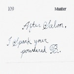 마터Maatter | FLUTTER 109 After Salon I Spank your powdered B. : Maatter