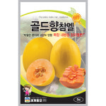 골드향참멜 5립 / 과일 참외 참멜 멜론 씨앗 종자 텃밭키우기 채소키우기 : 초록스타