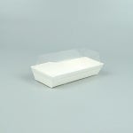 샌드위치박스 직사각SET(화이트) 100개 : 주식회사 마이드