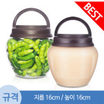 광구용기 창문형 2kg 단지 광구 100개 1박스 : 방백마켓