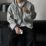 에이월 트러커 후드 집업 자켓 : 데일트.