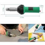 이람인터내셔널 | 220V 1600W 통합 플라스틱 용접 총 온도 제어 코일 뜨거운 공기 용접 기계 PVC 바닥 송풍기 열 토치 용접기 : 프린스타28