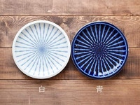 테이블웨어 이스트 플래터 아오십초 25cm 일식기 블루 ih-003-01 : Raijin Mart