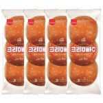 삼립 정통 크림빵 3입 240g, 3개입, 4개 : 헤이현 푸드앤베이커리