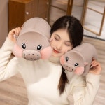 행복한하마들G1202 | 행복한 하마인형 부드러운 모찌 동물 히포 쿠션 : ez컴퍼니