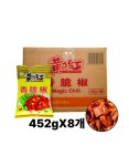 미소차이나 황비홍 향취고추 452g x 8 업소용 마라땅콩 부각 중국식품 과자 간식 : 미소차이나