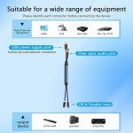 진투윤 USB Box 광케이블 오디오 아날로그 Sound 변환기 포트 디지털 여성 to 1.5FT to 2RCA TV/PS4/Xbox/DVD/TOSLINK/광 RCA 광케이블...