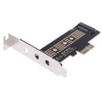 NVMe PCIe M.2 NGFF SSD-PCIe X1 어댑터 카드, X1-M.2 브래킷 포함, 무료 배송, 1PC : 모네커머스