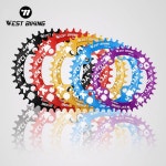 WEST BIKING 라운드 산악 자전거 체인링 알루미늄 합금 104BCD 32T 38T 이빨 Mtb 부품 : 엔티아이몰8