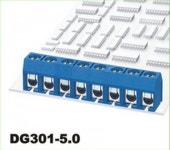 (주)케이티클라우드(스크루-1) | DG301-5.0 (스크류 터미널 블록, 핀간격 : 5.0mm피치)- 8핀 : 케이티전자