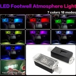 폭스바겐용 LED 자동차 발판 주변 조명 분위기 램프, 폭스바겐 티구안 MK1 5N 20 : 따뜻한공유