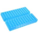 0.5ml-2ml 튜브 용 2 Pcs 랙 강력하고 튼튼한 테스트 홀더 실험실 바이알 샷 주최자 샘플링 스탠드 : 수달스토어26