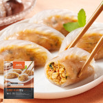 한만두 투명한 쭈꾸미 만두 잎새 1kg : 한만두스토어