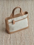 Italy canvas finest leather tote bag COACH : jooog