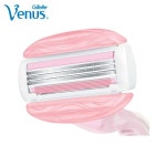 VENUS WAXING(비너스왁싱) | 질레트 여성 면도날 Venus ComfortGlide 3 레이어 블레이드 보호 피부 제모 교체 리필 3/6 Pcs : 블랑에코컴퍼니