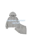 하이헤이호 twoway hoody setup 투웨이후디셋업 후드집업셋업 등원룩 : 하이헤이호 HIHEYHO