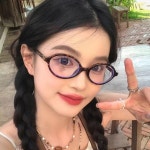 스타일루언서 | 패션안경테 긱시크뿔테안경 뿔테안경테 블랙 호피안경 : 추천 가성비 사무실
