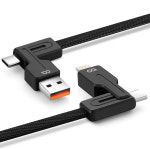 오아 몬스터M 4in1 고속 충전 케이블 60W CtoC 8핀 USB 아이폰 삼성 : 오아스토어