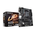 기가바이트 A520M S2H AMD Ryzen AM4/MicroATX/4 3 단계 디지털 PWM/기가바이트 게이밍 GbE LAN/ PCIe 0 x 4 M 2/3 디스플레이 인터페이...