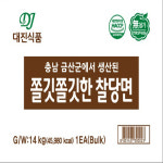 대진식품 쫄깃쫄깃한찰당면 14kg / 국내생산당면,타피오카당면 : 푸드호호