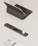 회의실 테이블 컨퍼런스 화이트 깔끔 디자인 사무실 오피스 올화이트(2800x1200x750) : 춘희마트