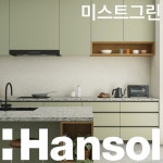 토탈리폼마리포사 | 한솔 인테리어필름 무광 단색 가구 리폼 시트지 필름지 1220x1000mm, 미스트그린 : 토탈SNT