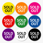 솔드아웃 스티커 sold out 원형 pay23 : 스티커365