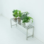 화분 받침대 스탠드 철제 정리대 다이 거치대 베란다 화분 선반 소형-100x25x20cm : 알앤플러스