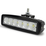18W 12V LED 램프 안개 표시 스포트라이트 라이트 홍수 오프로드 운전 자동차 작업 2pcs floodlight : 넥스트바잉