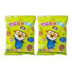 뽀로로 한입 칼슘 약과 120g 1개/국산 쌀가루 안전관리 HACCP 미니약과 영양간식 : 오마이팜