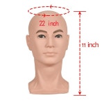 마니킨통닭 | ZMS 남성 마네킹 전문 교육 책임자 마니킨 대머리 모자 디스플레이 가발 모델, 무료 테이블 클램프 포함 B#3 : 직구열셋 몰