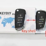 케이즈알디 | 1pcs 2/3 버튼 자동차 키 쉘 Xhorse 원격 케이스 KEYDIY 플립 키 쉘 DS 유형 KD B11 NB11 VVDI XKDS00EN XEDS01EN : 케이즈드림