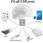 원픽가라오케 | 업소용 주방용품USB led 파티 조명 음악 센서 USB 디스코 DJ 무대 조명 효과 빛 크리스탈 매직 볼 램프 홈 파티 : 매직허브마켓255