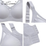 FallSweet 여성용 매끄러운 브래지어 컴포트 무선 탈착식 패드가 있는 가볍게 안감 브라렛 L ~ 3XL : 신용파는집
