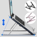노트북거치대휴대용 노트북 스탠드 MacBook Air Pro 조정 가능한 접이식 ABS 라이트 홀더 Dell Lenovo Samsung 태블릿 브래킷...