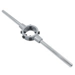 PHITUODA 1-1/2 인치(38mm) 다이 스톡 핸들 렌치, M12-M14 조절 가능 렌치 홀더, 헤비 듀티 원형 홀더 M12-M14 / 14mm-38mm : 초이카트