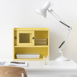폴라보 미니수납장 좁은 2문 SHM4247SL 470x200x420mm, 2단, DC802 옐로우 4696.7518 : 마켓비 공식스토어