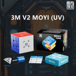 Meilong 3M V2 3x3 마그네틱 매직 큐브 마그네틱 라이트표준UV 속도 전문 퍼즐 장난감 를 선물 장난감 : 리치107