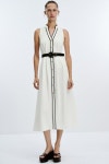 오이스터에이치알 | ZARA 배색 파이핑 벨트 미디 원피스 8552/957/251 8552957251 : 에이치알직구