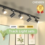 LED COB 스포트라이트 레일 램프, 트랙 조명, 천장 거실 고정장치, 의류 매장 풀 세트, 220V 궤도등 흡정등 집광 옷가게 조명기구 전체...