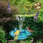 새목욕 방수 Hangable Hummingbird Feeder USB 충전 Bird 및 정원에 이상적인 펌프가있는 : 케이플로우일렉트릭