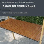몽블랑제 (인하점 행사매대1호) | 볏짚가판대 행사 테이블 플리마켓 매대 부스 해변 : 태양1호