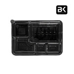 BK 5칸 돈가스용기 200개 세트 BD-002 (290x210x35) : 비케이용기몰