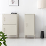 MKB 캐비넷 모던세로중 1문 수납장 4251015 425x400x1015mm, 1단, 크림 6684.9893 : 마켓비 공식스토어