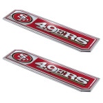 여천오토트럭 | 팬매트 NFL 오토 트럭 엠블럼, 2팩 : 뉴-웨이